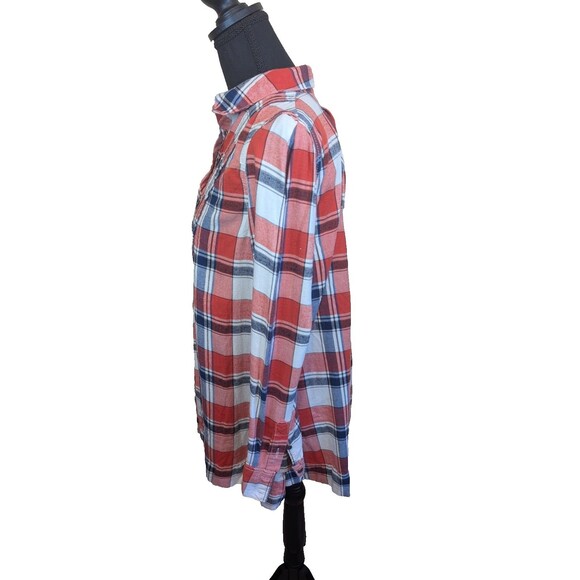 Free People Tunic Top Collared Boho Western Pleating Pockets Relaxed Fit Small - Picture 4 of 11